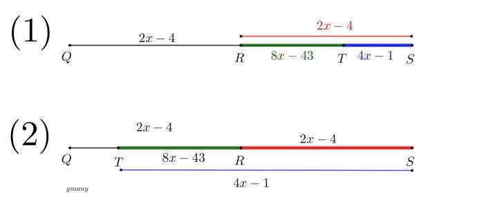 R is the midpoint of qs