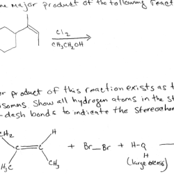 Predict and draw the major product of the following reaction.